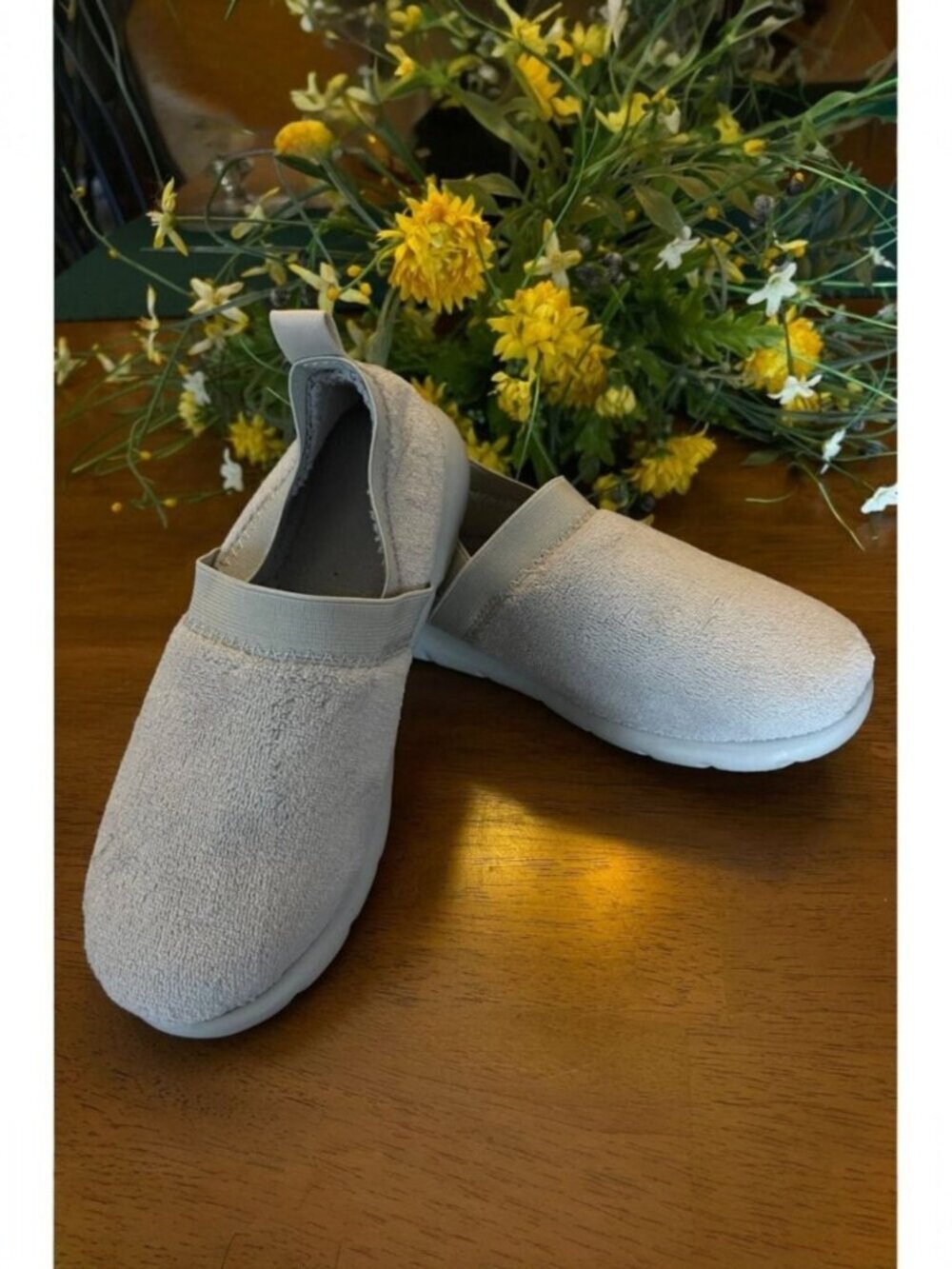 RTL ISOTONER Zenz Everywhere Step Women's Slippers Indoor Outdoor Gray - Size 6